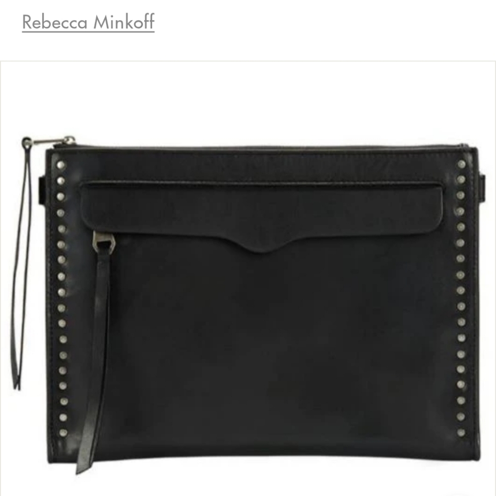 Nwt Rebecca Minkoff Leather Studded Travel Bag